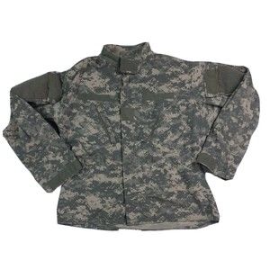 Army Desert Camouflage Field Military Camo Jacket Mens size Large Regular